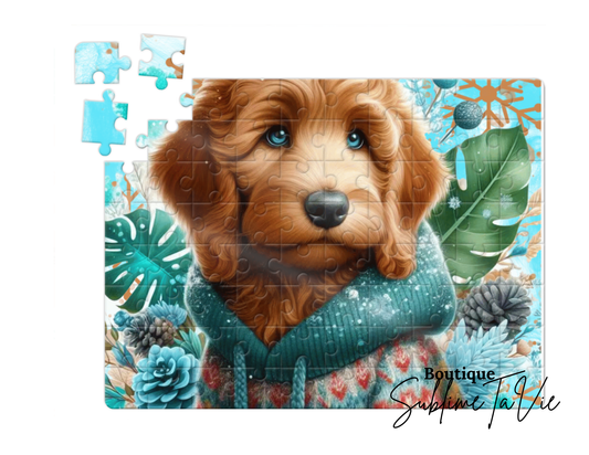 Casse-tête 80 pièces doodle hiver