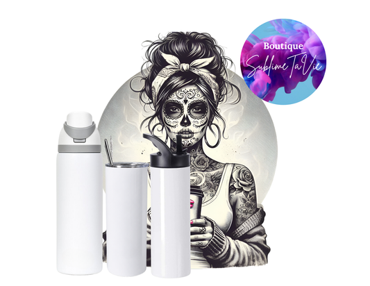 Tasse isotherme skull moon