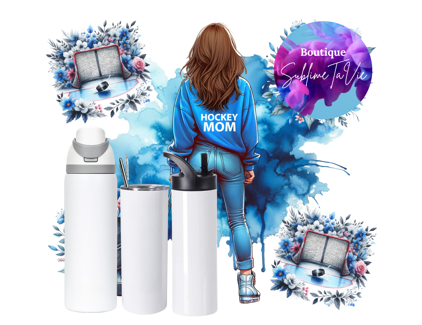 Tasse isotherme hockey mom