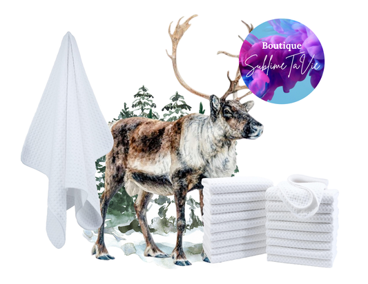 Serviette de cuisine caribou