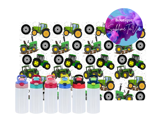 Tasse isotherme enfant tracteur