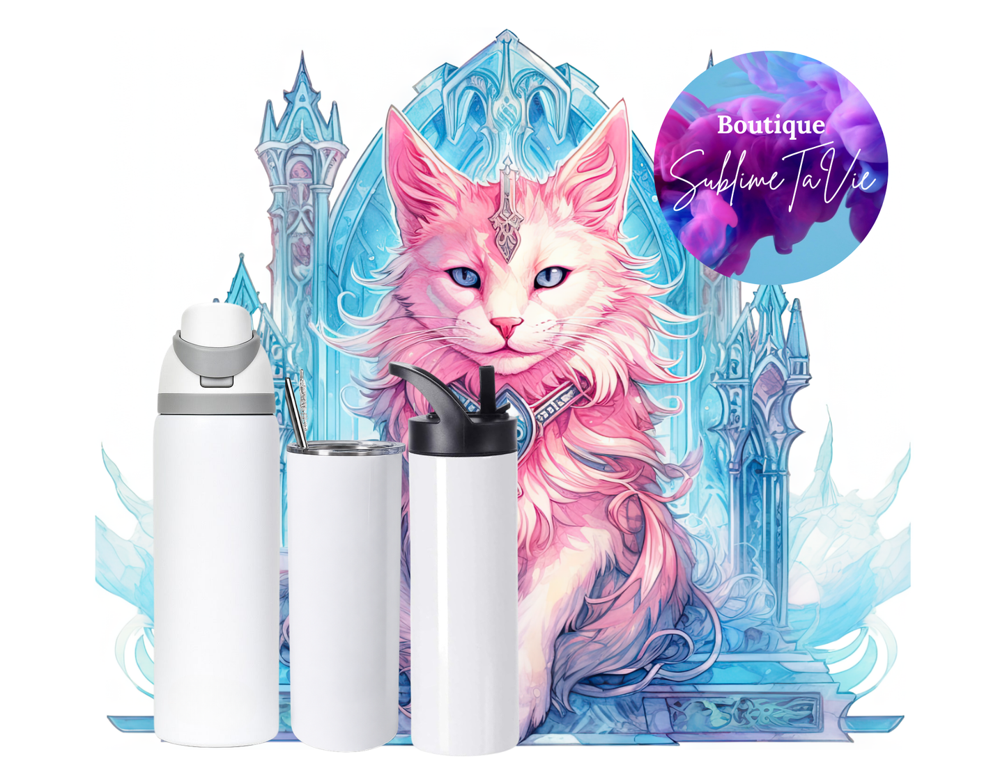 Tasse isotherme chat mystic