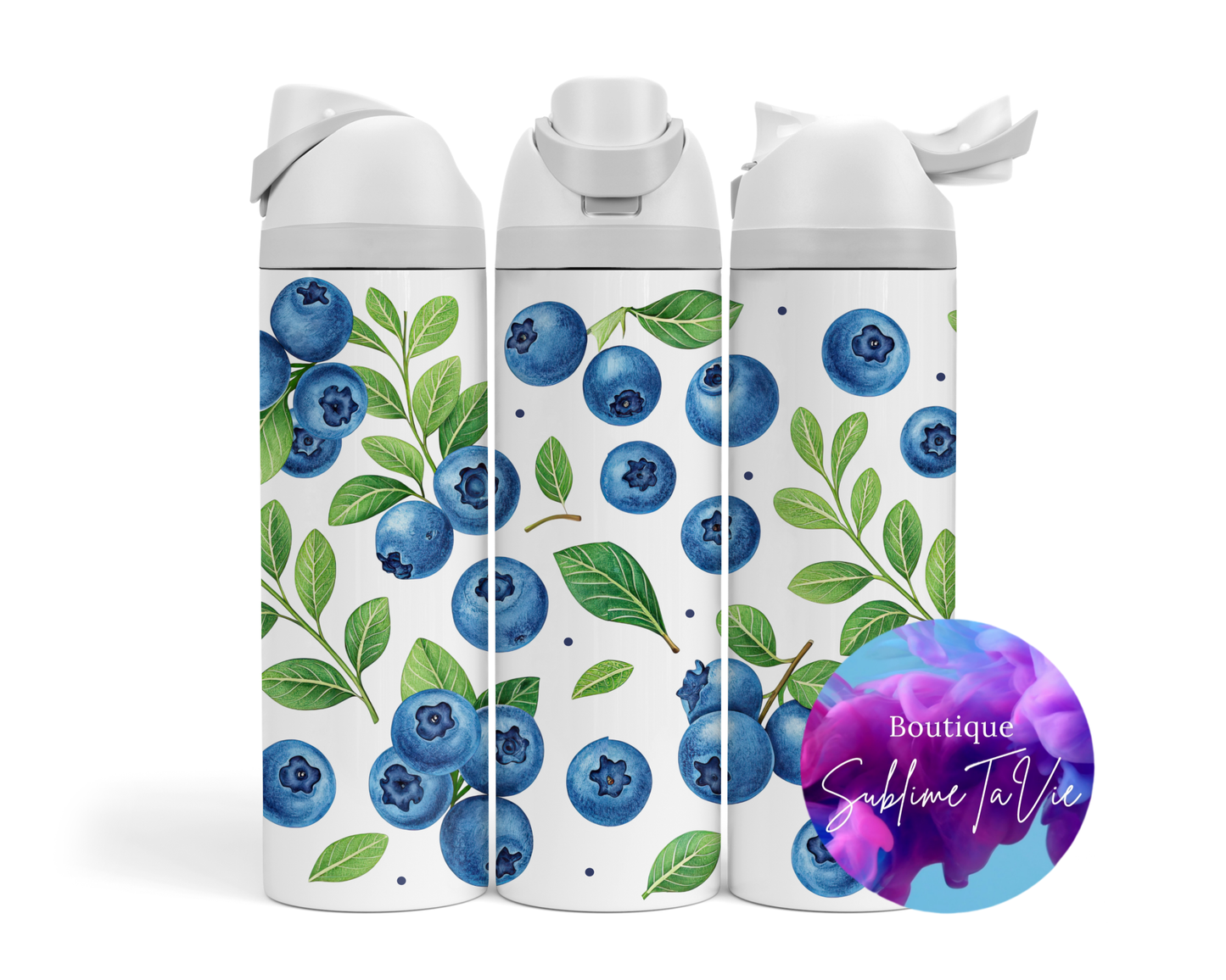 Tasse isotherme Owa - Bleuets
