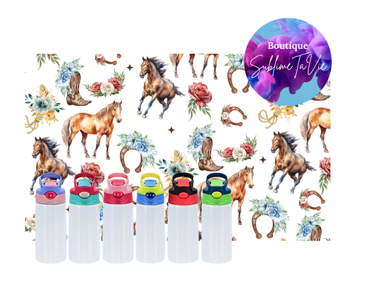 Tasse isotherme enfants cheval
