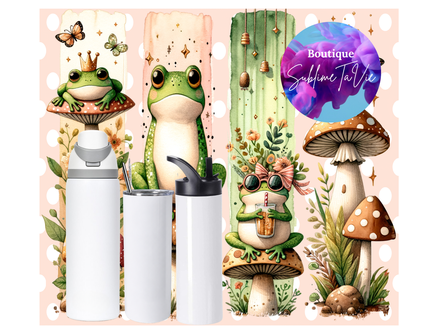 Tasse isotherme grenouille