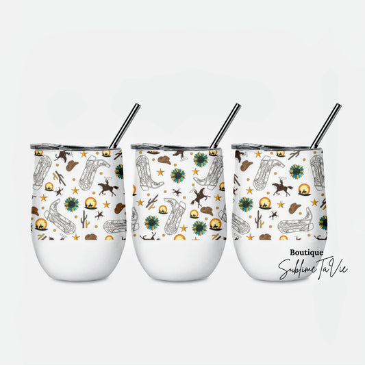 Tumbler 16oz cowboy