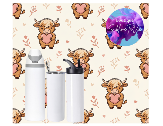 Tasse isotherme vache Highland