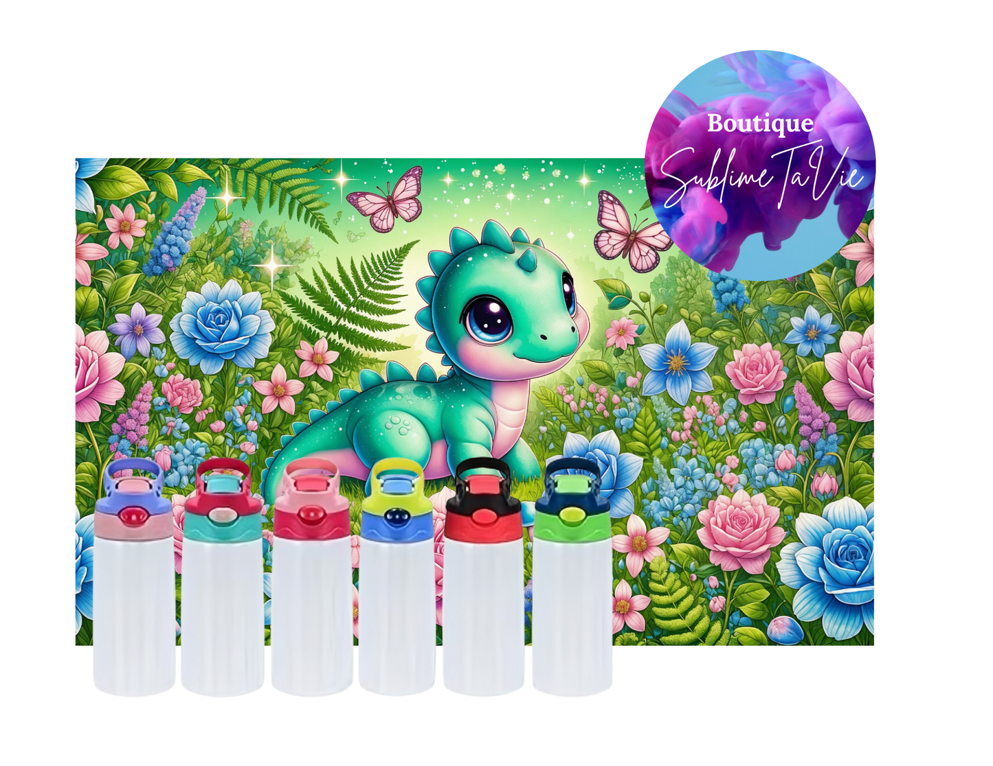 Tasse isotherme enfant dino