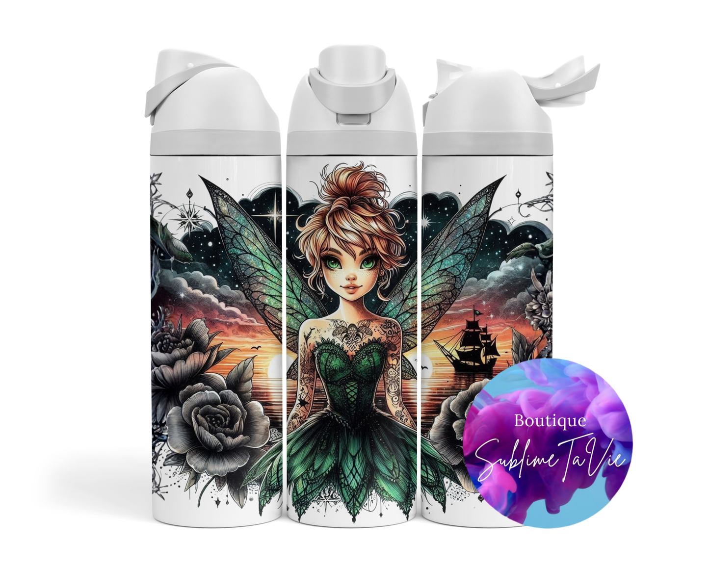 Tasse isotherme Owa - Dark fée vert