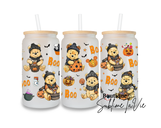 Gobelet givré ourson d'automne