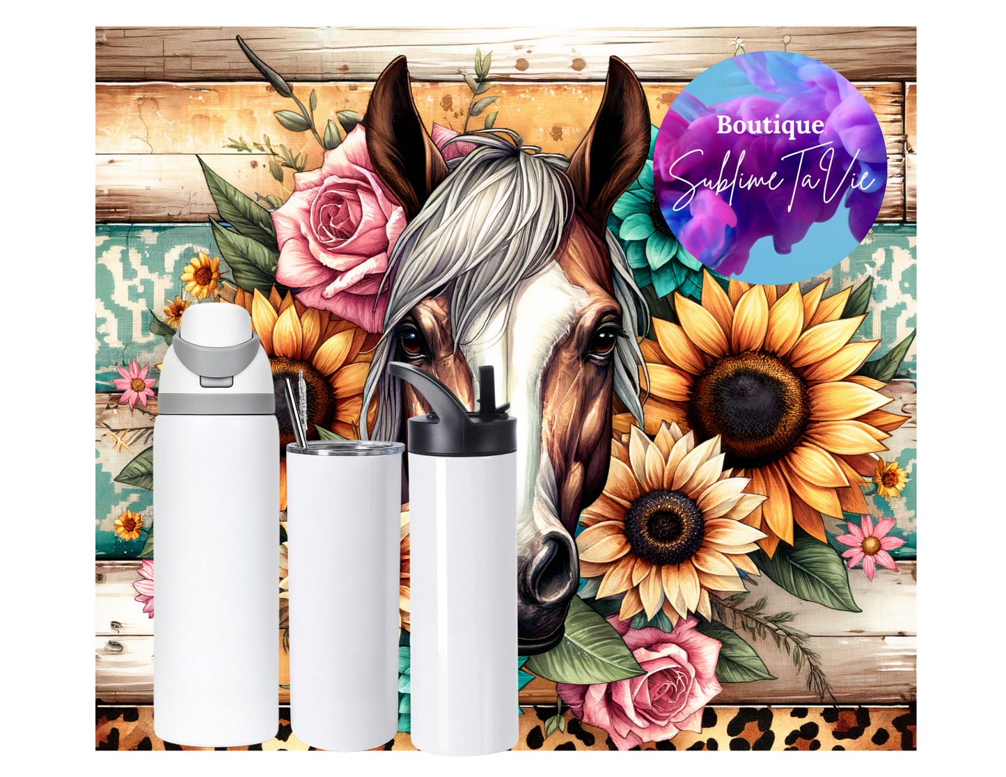 Tasse isotherme cheval
