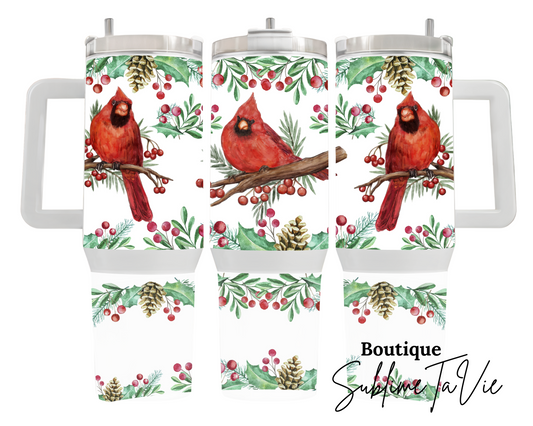 Tumbler 40oz cardinal