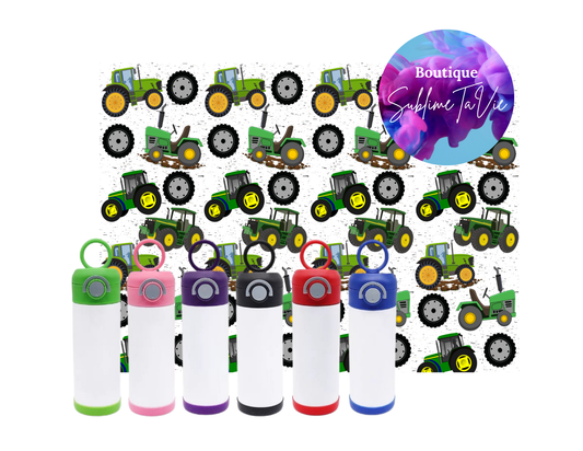 Tasse isotherme enfant tracteur