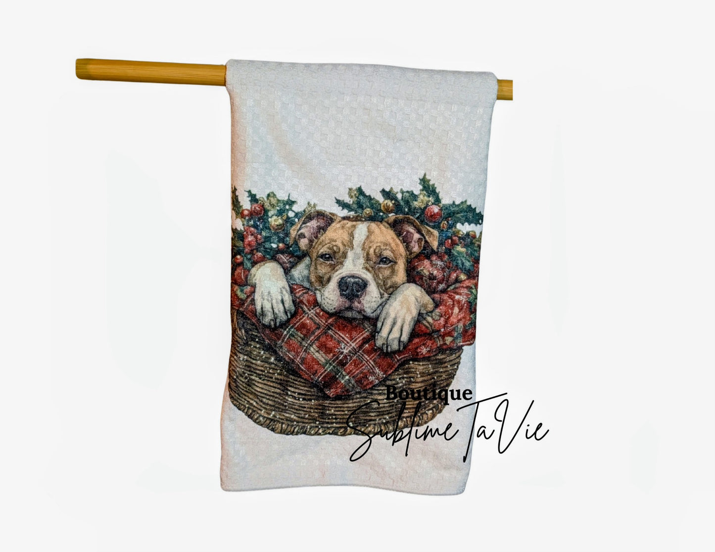 Serviette de cuisine pitbull