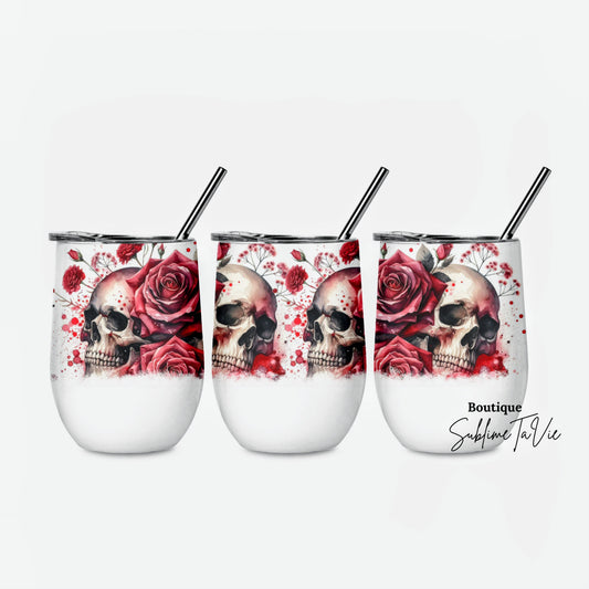 Tumbler 16oz rose rouge