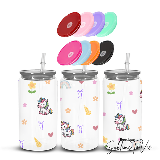 Gobelet plastique licorne