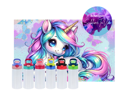 Tasse isotherme enfant licorne
