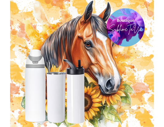 Tasse isotherme cheval