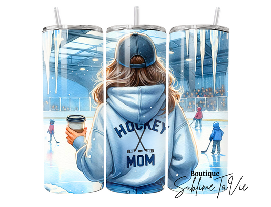Tumbler hockey mom
