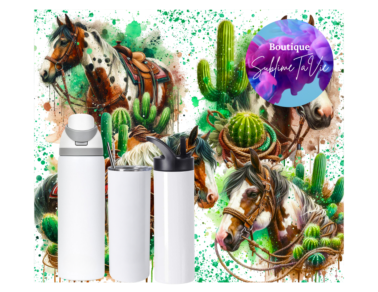 Tasse isotherme cheval