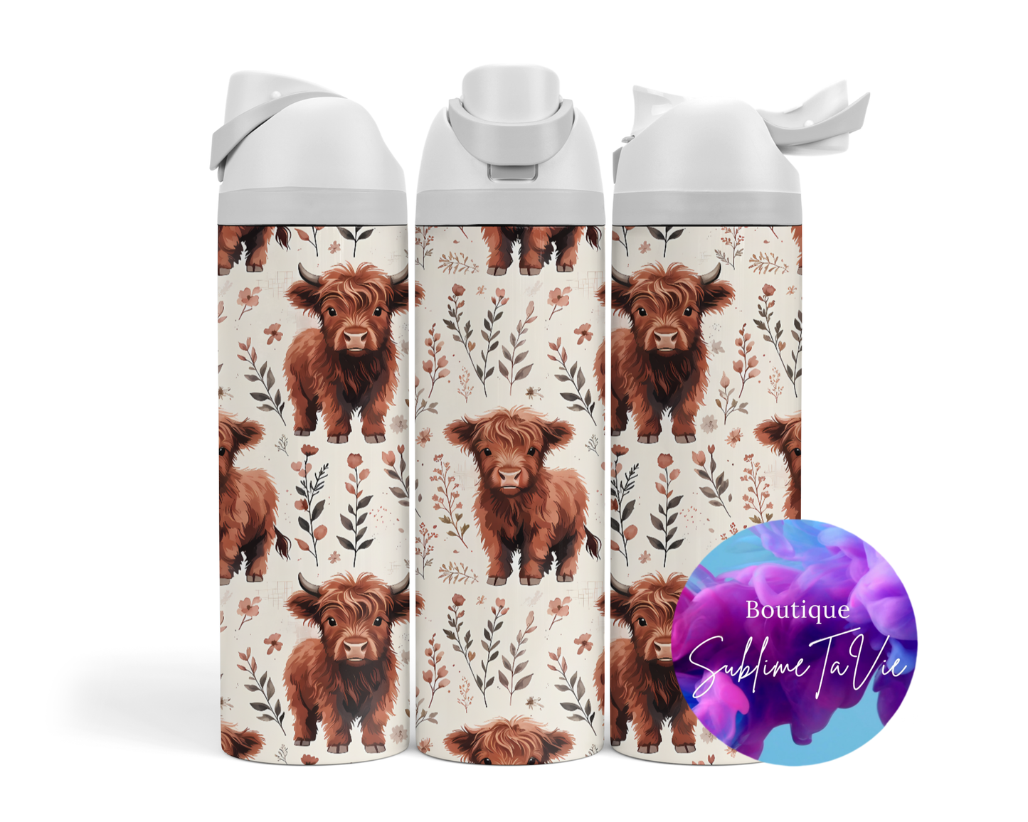 Tasse isotherme Owa - Vache Highland