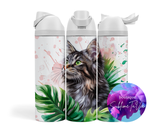 Tasse isotherme Owa - chat tabby