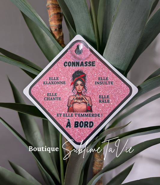 zPanneau co*†* à bord humoristique