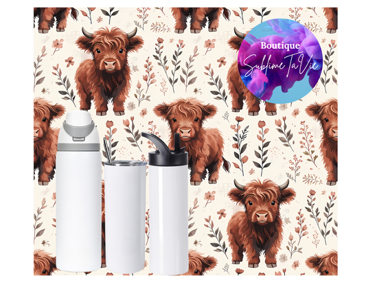Tasse isotherme vache Highland