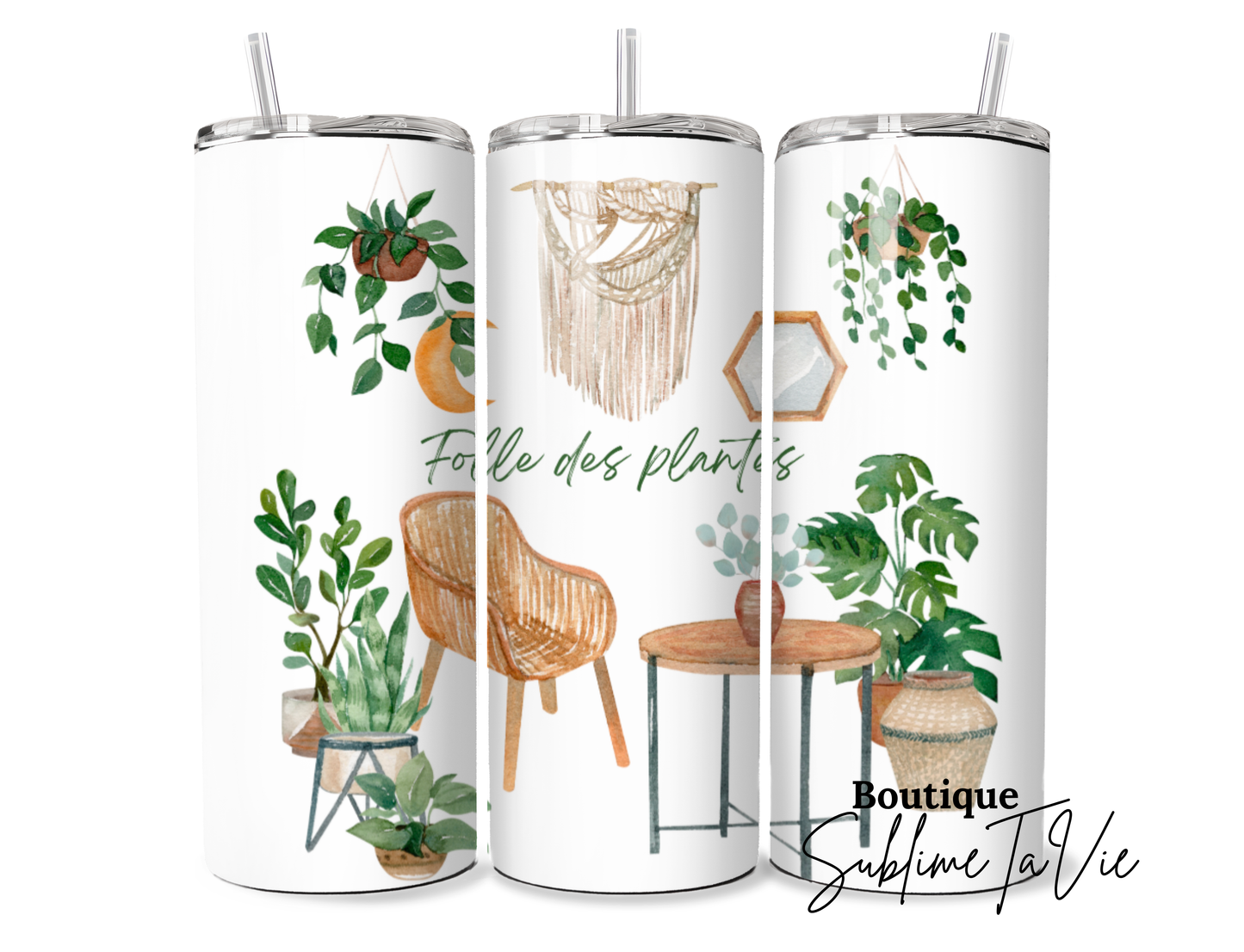 Tumbler folle des plantes