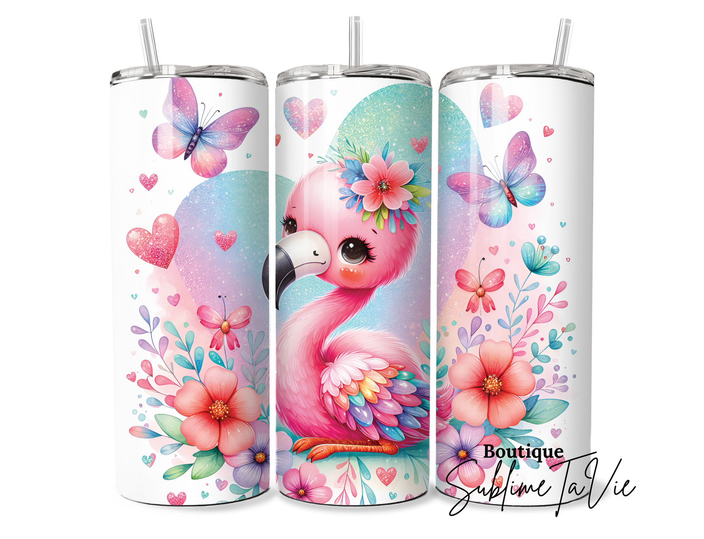 Tumbler Flamand rose