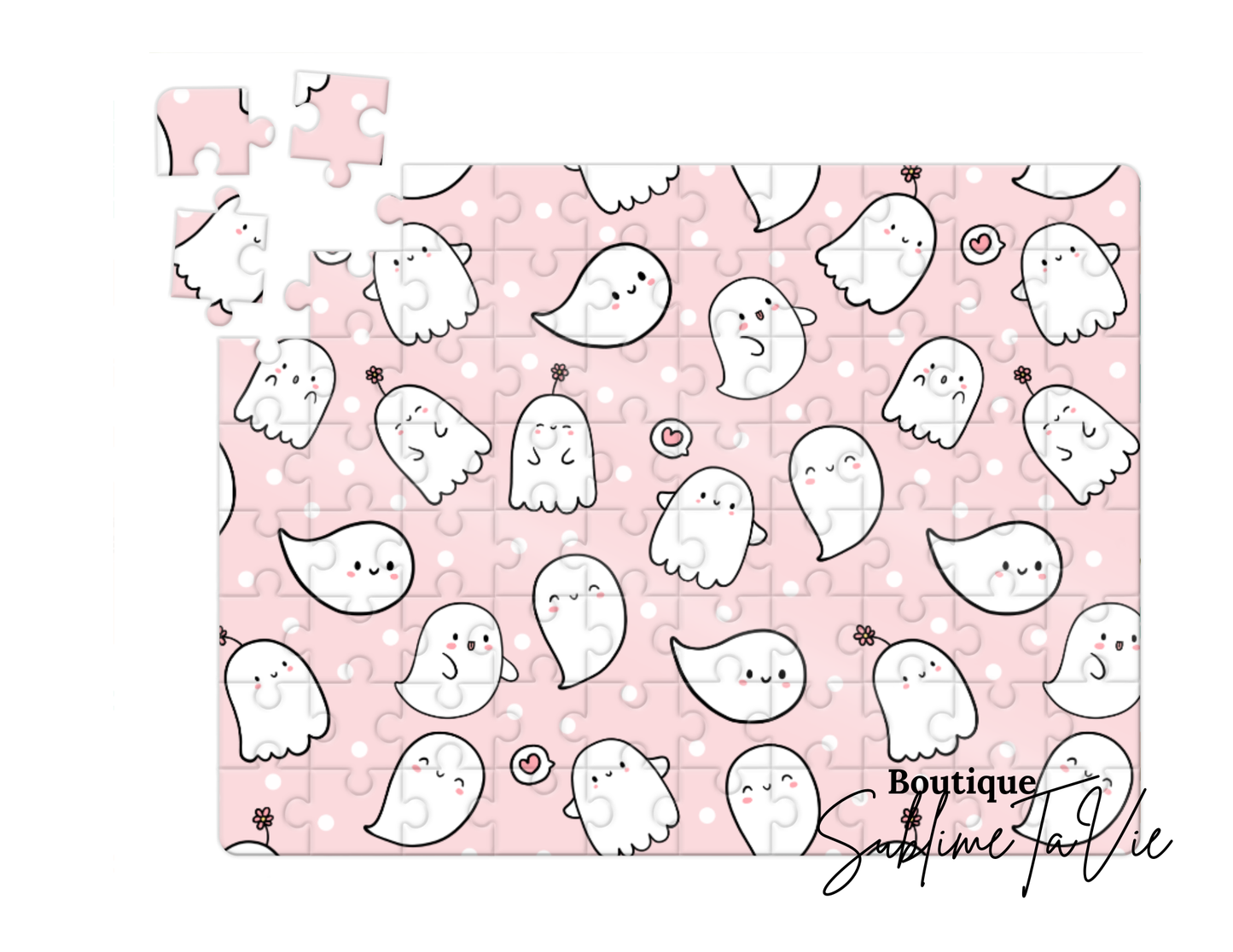 Casse-tête 80 pièces petits fantôme