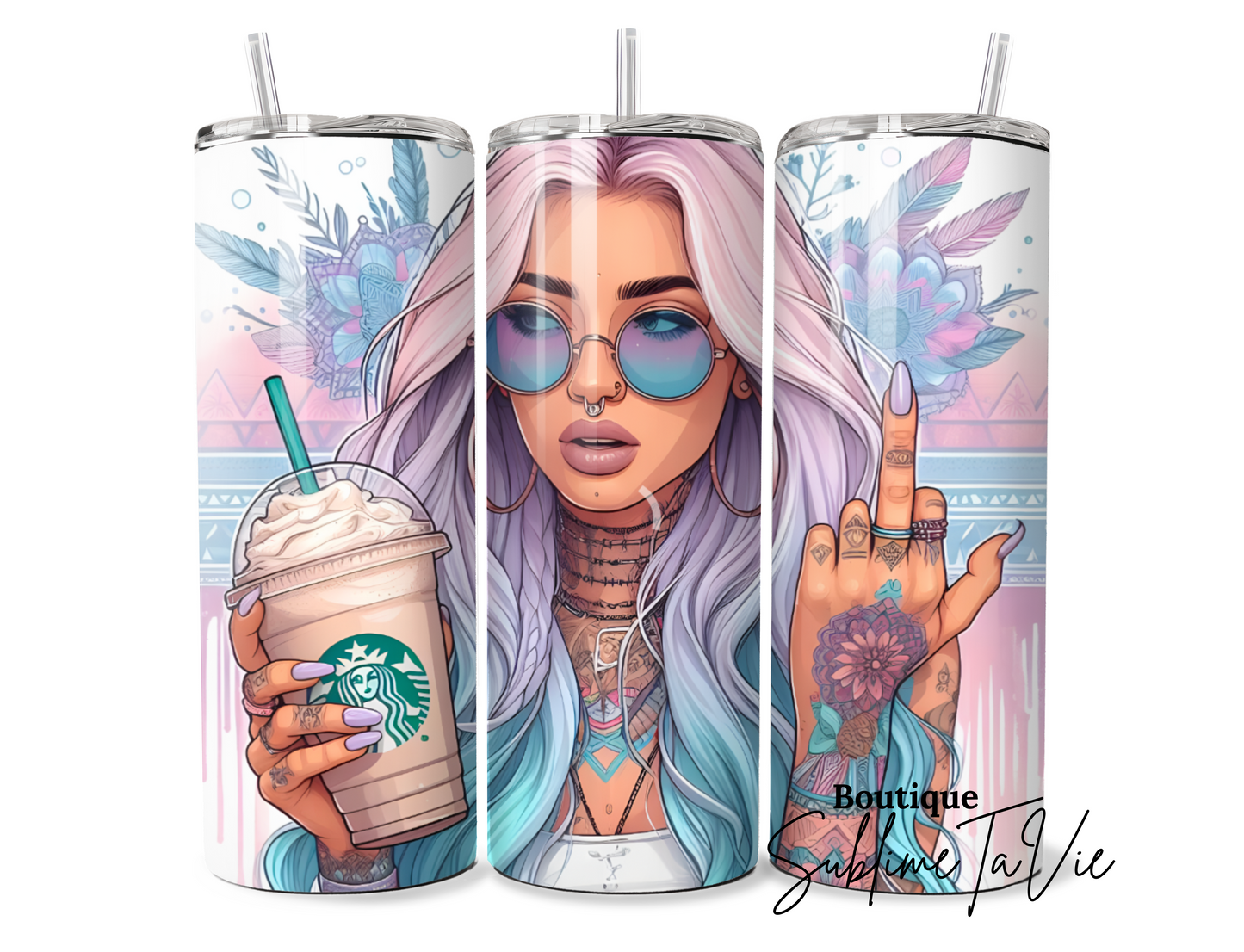 Tumbler summer coffee