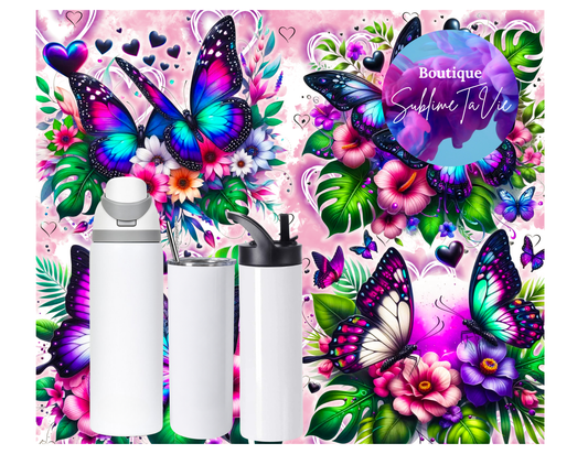 Tasse isotherme papillon
