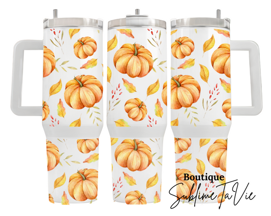 Tumbler 40oz pumpkin
