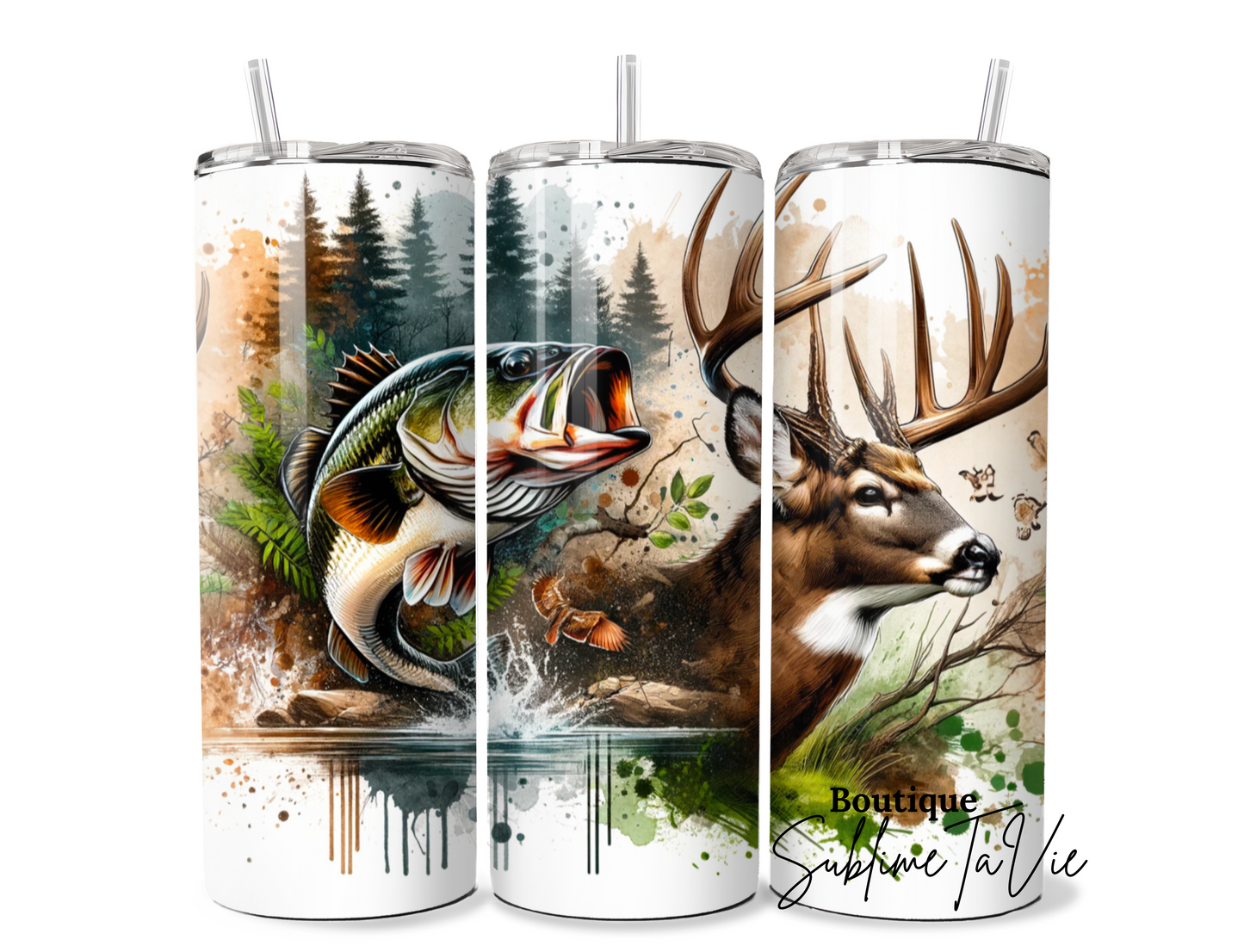 Tumbler chasse et pêche
