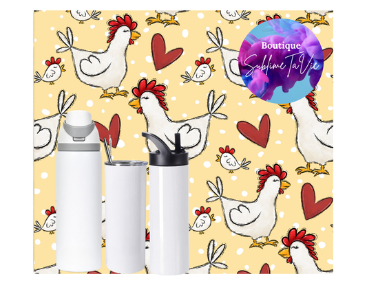 Tasse isotherme poule