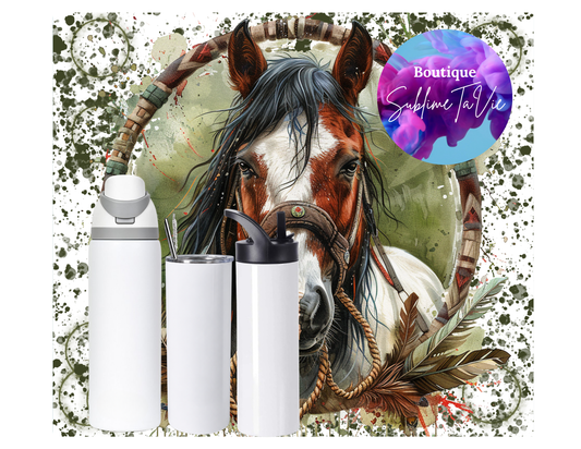 Tasse isotherme cheval