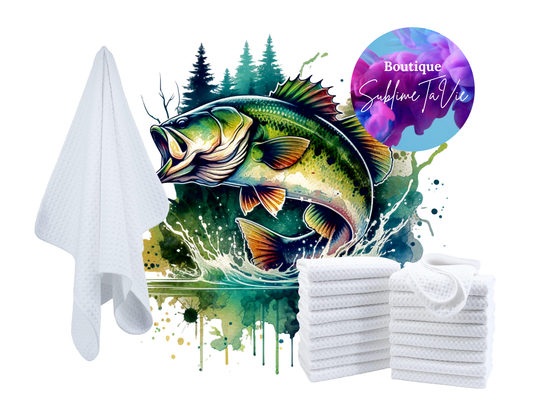 Serviette de cuisine poisson