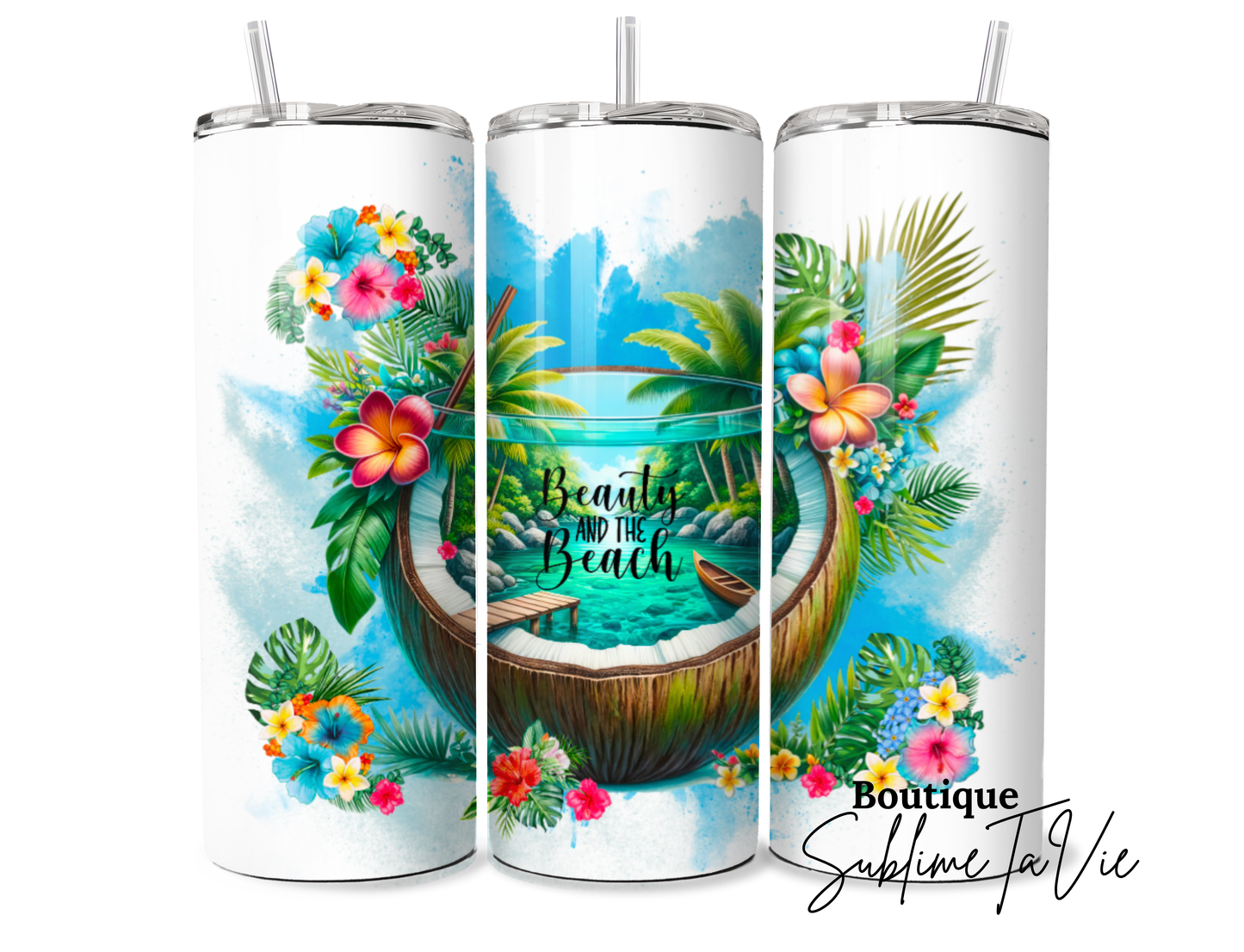 Tumbler océan noix de coco