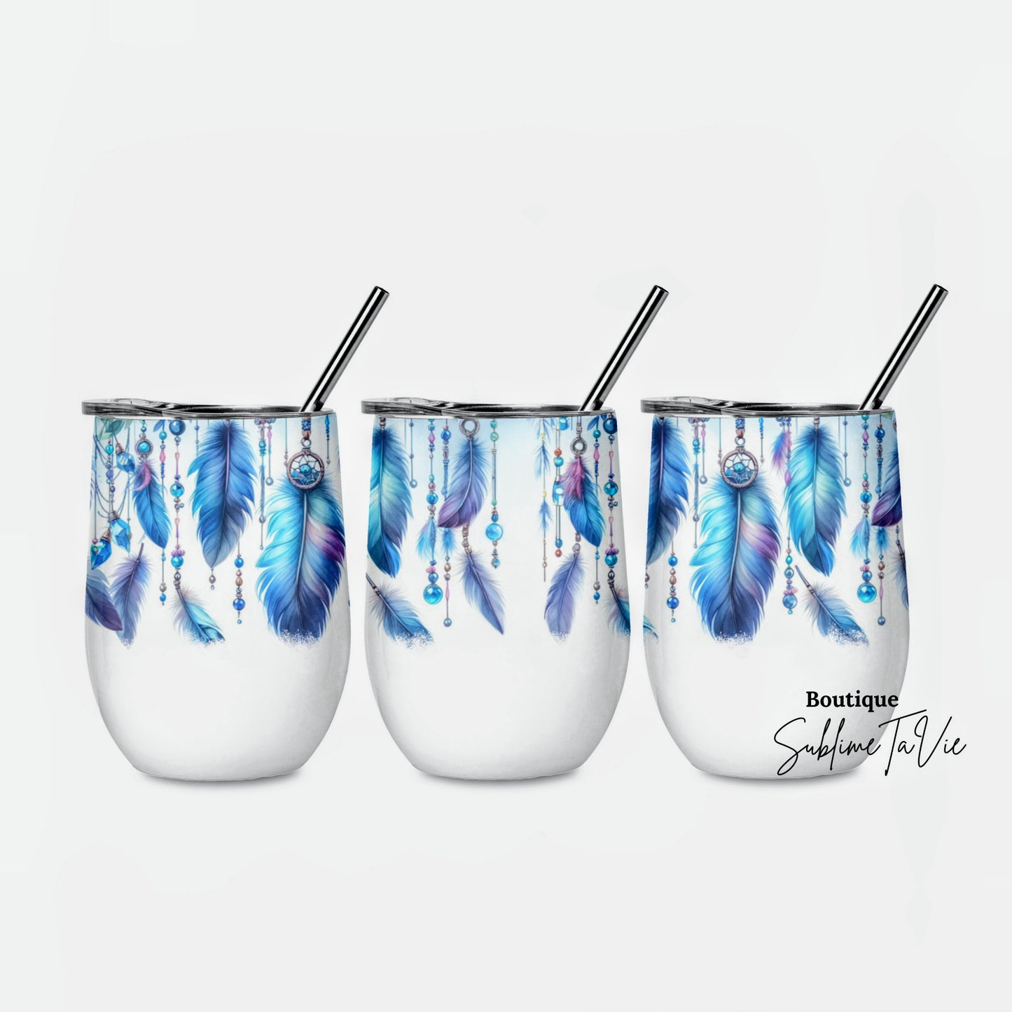 Tumbler 16oz plumes