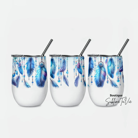 Tumbler 16oz plumes