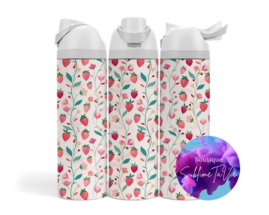 Tasse isotherme Owa - Fraise délicate