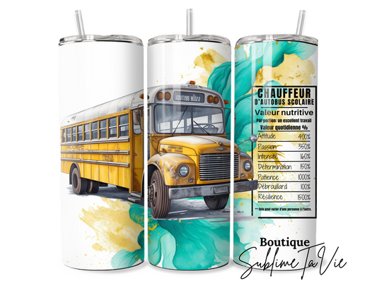 Tumbler chauffeur autobus