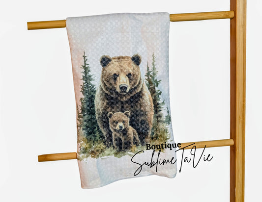 Serviette de cuisine ours