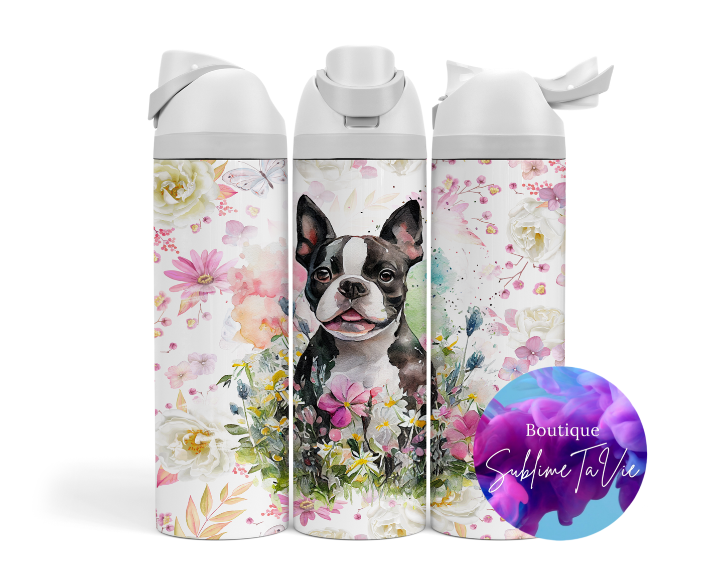 Tasse isotherme Owa - Boston terrier