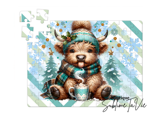 Casse-tête 80 pièces vache