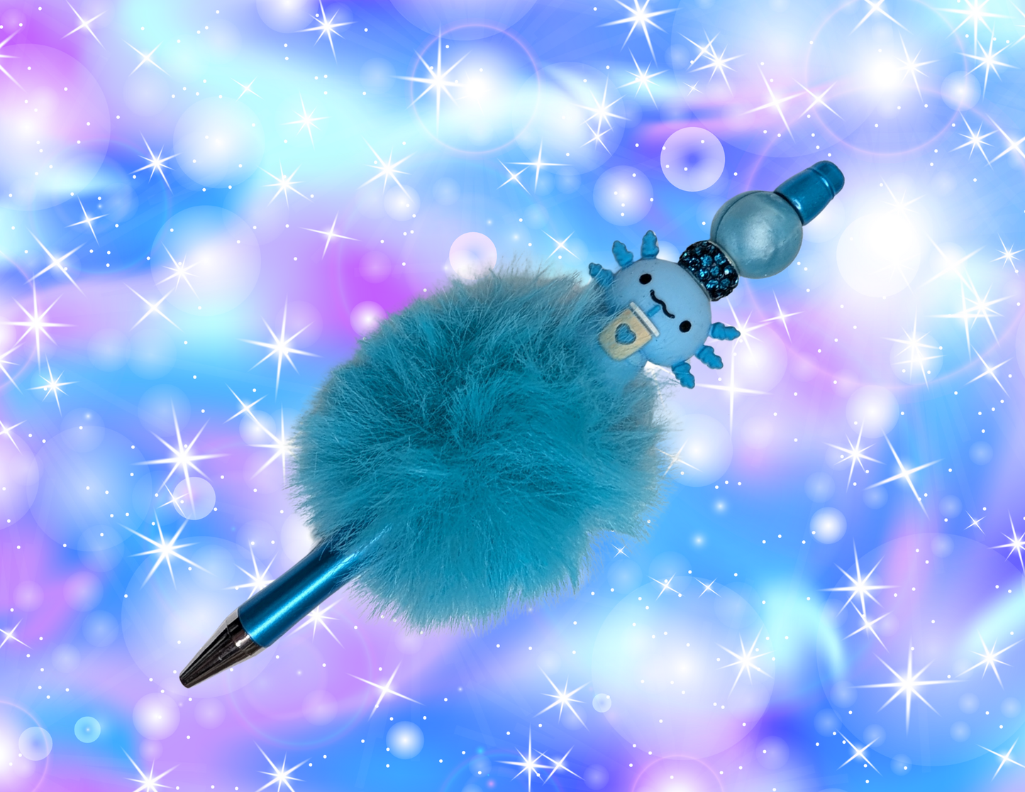 Stylo axololt bleu