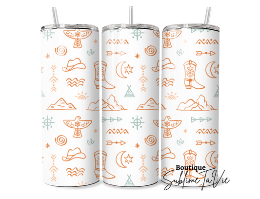 Tumbler western aesthetique