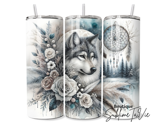 Tumbler loup hivernale