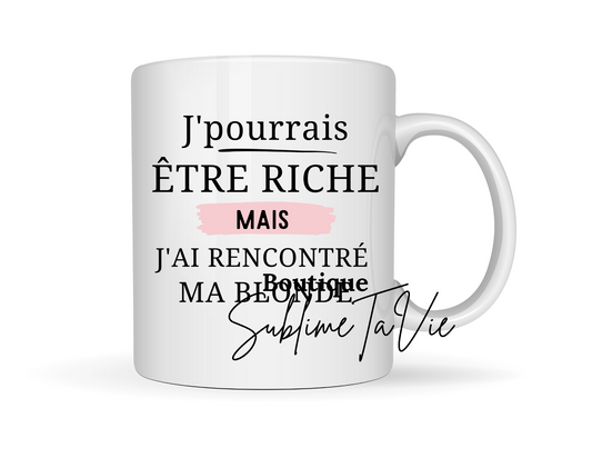 Mug j'pourrais humoristique